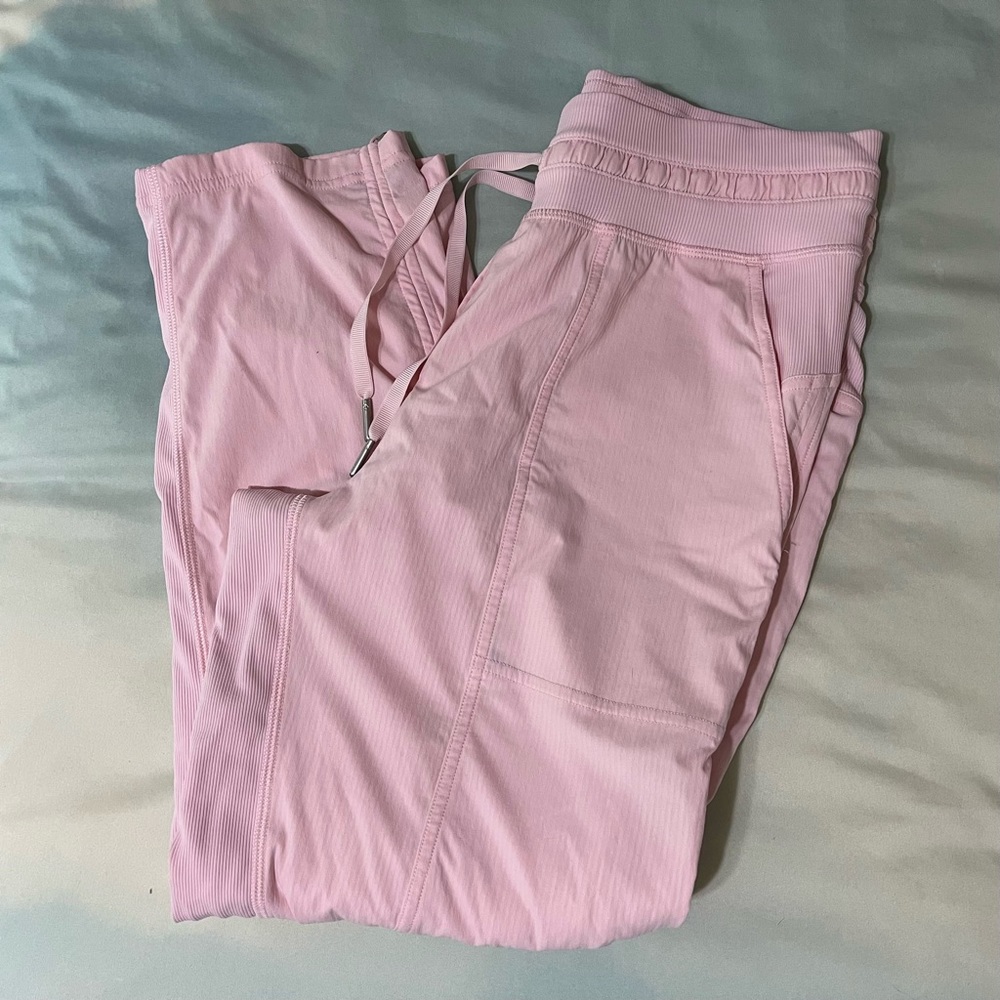 Lululemon Dance Studio MR Crop Light Pink Pants